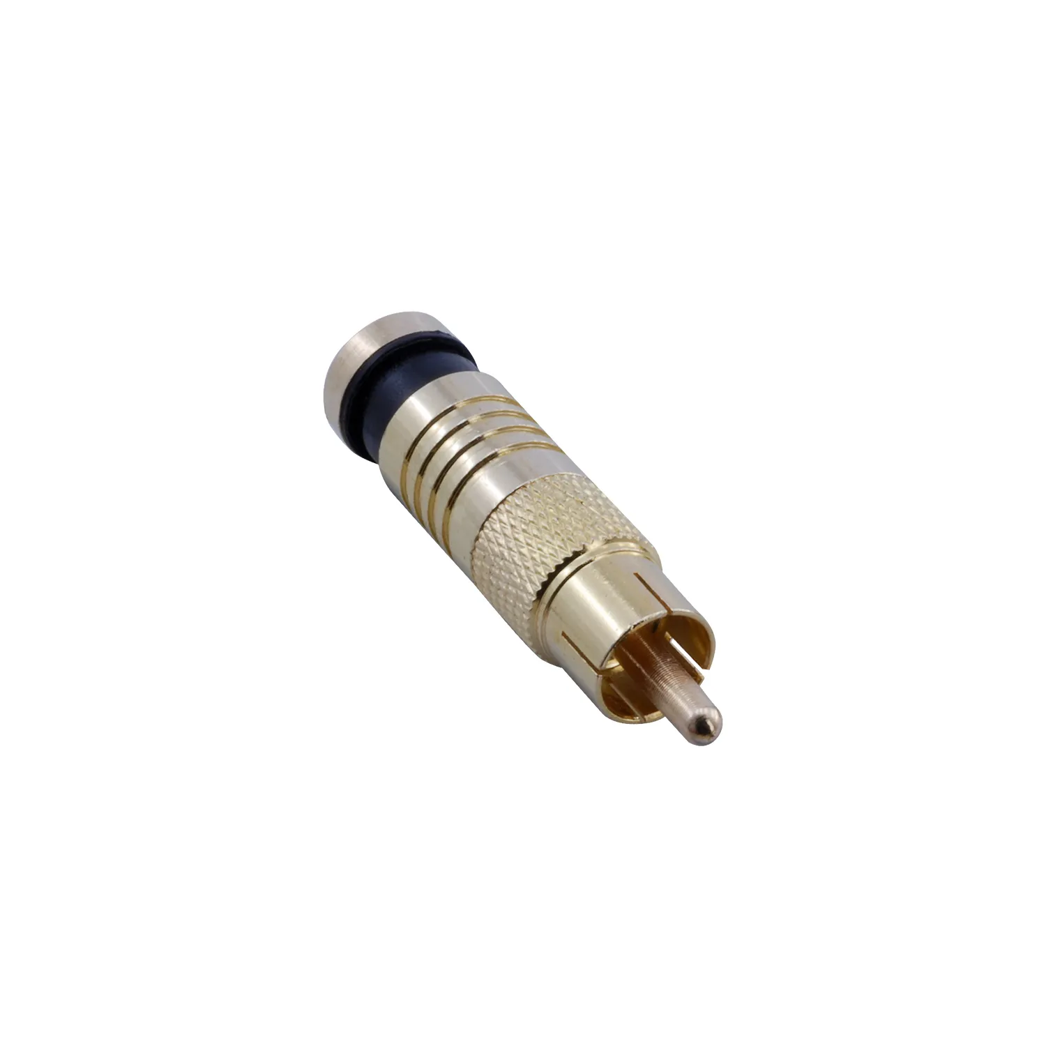 RCA Erkek RG6 Compression Konnektör - Gold