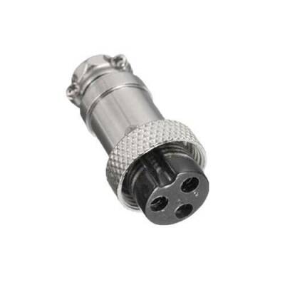 Mike Konnektör 3 Pin 16mm Dişi