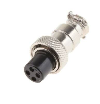 Mike Konnektör 4 Pin 12mm Dişi