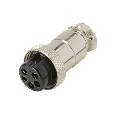 Mike Konnektör 5 Pin 16mm Dişi