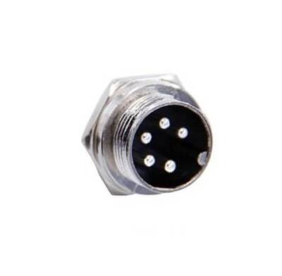Mike Konnektör 5 Pin 16mm Erkek